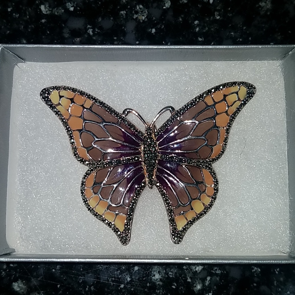 SOLD---Pendant Sterling Silver Butterfly